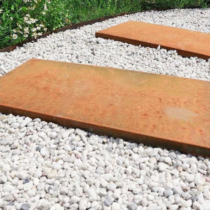 Passadiços - Passo de Jardim (Corten / Betão / Pedra)