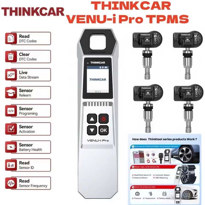 Програматор THINKCAR VENU-i Pro для діагностики датчиків TPMS