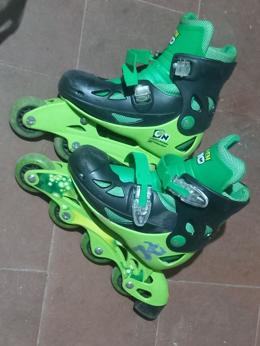 Patins em linha ajustáveis 34 35 36 37