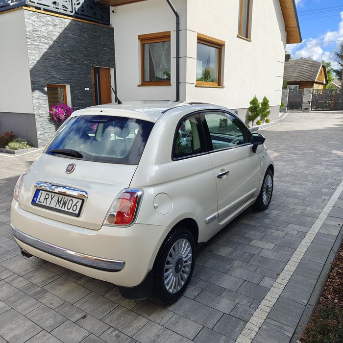 Fiat 500 perłowy oszczędny