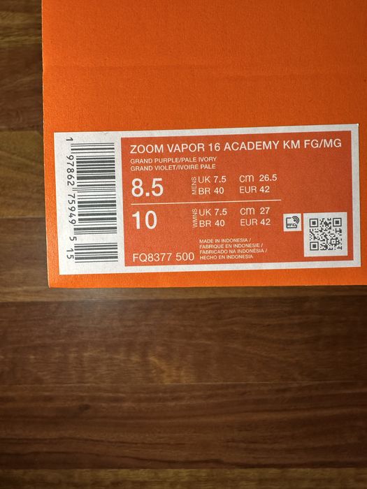 NIKE Zoom Vapor 16 Academy Korki Piłkarskie Buty Mercurial Mbappe r 42