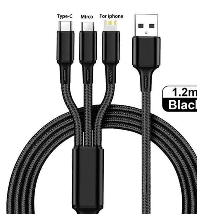 Кабель універсальний  USB, 3,5 А  1,2 м