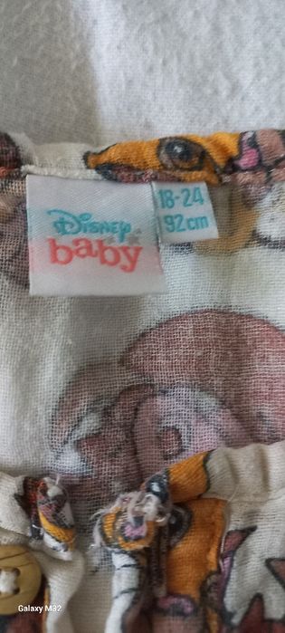 Муслиновая туника пляжная рубашка на рост 92-98  18-24 мес