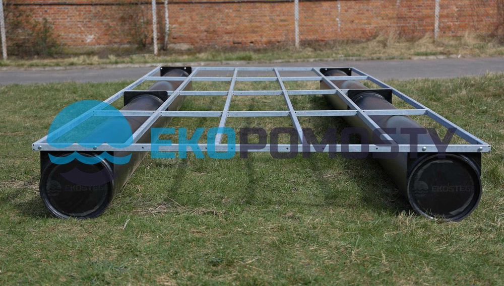 OD RĘKI! - Pomost pływający, platforma pływająca, ponton 6x2,4m