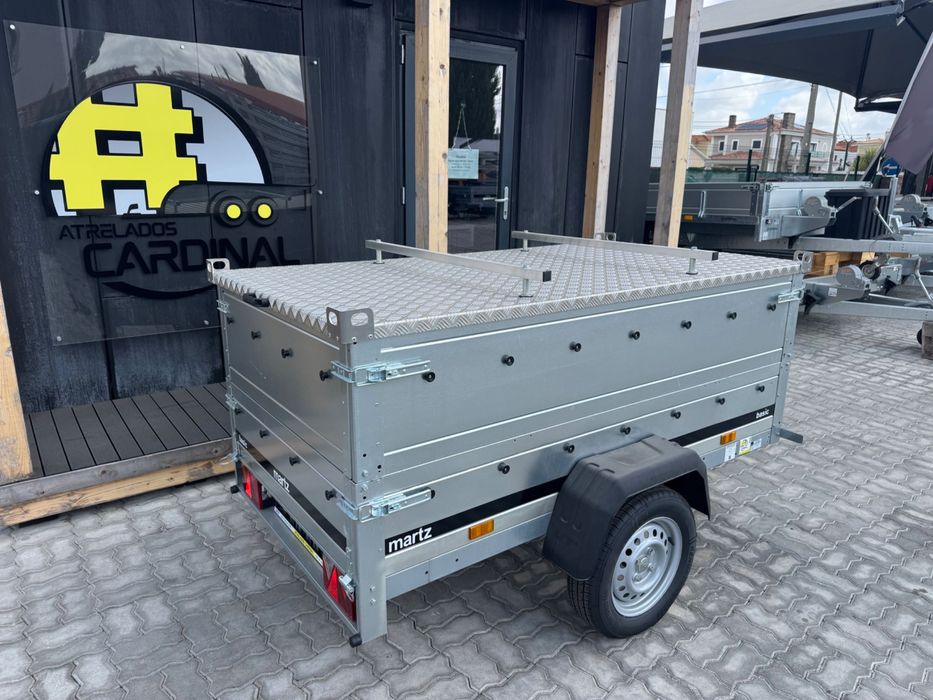 Atrelado MARTZ Basic 200 + kit de taipal duplo + Tampa de alumínio