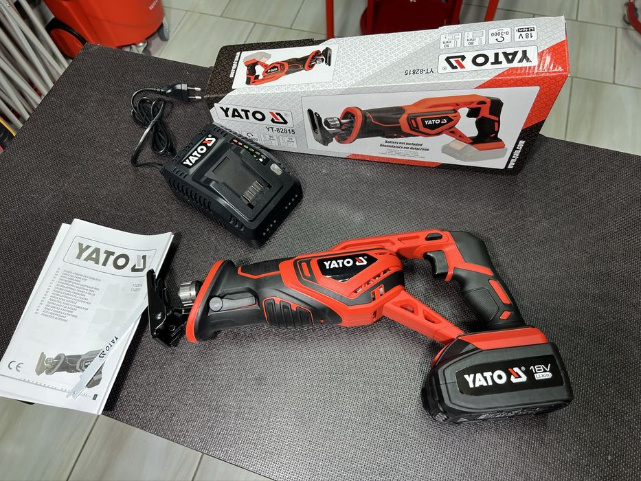 Пила сабельная аккумуляторная Yato YT-82815 (без АКБ и ЗУ)