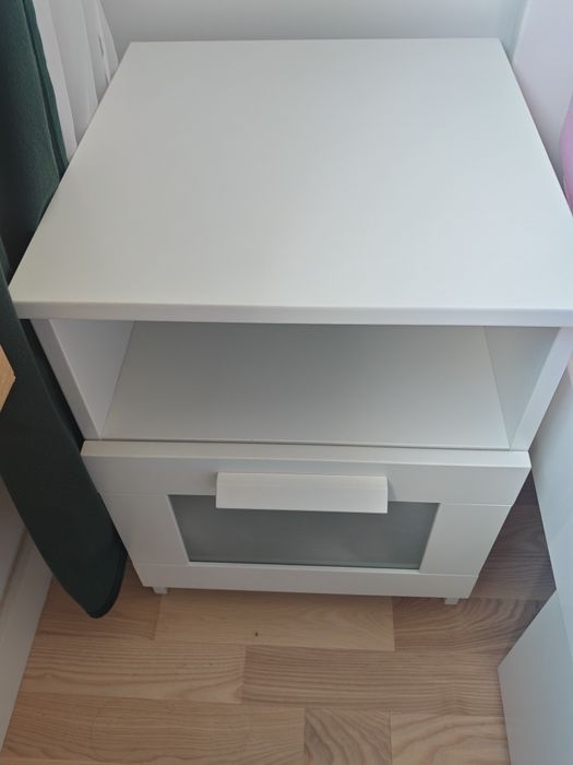 Szafka nocna Ikea Brimnes biały mat