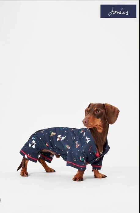 Joules 12 Днів Різдва Піжама для собак Куртка для собак Маленький ліс