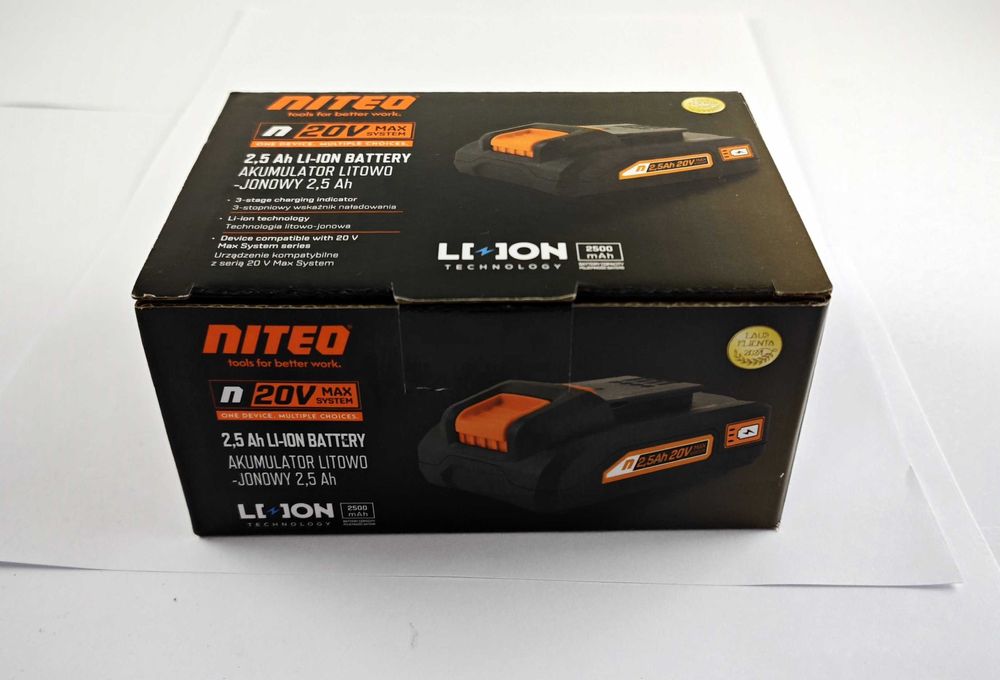 Akumulator Bateria Niteo Tools 20V 2,5AH