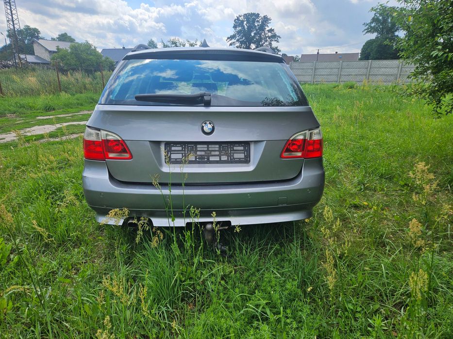 Bmw e61 530xd 231km manual xdrive silbergrau wszystkie czesci!