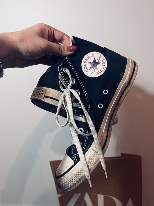 Trampki converse wysokie czarne rozm 39
