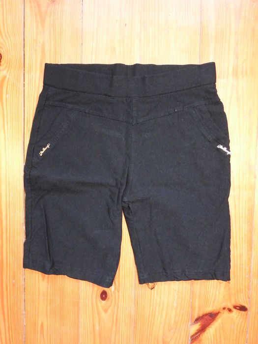 Spodenki damskie elastyczne rozm. S czarne