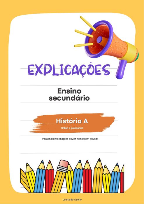 Explicações básico e secundário - História A