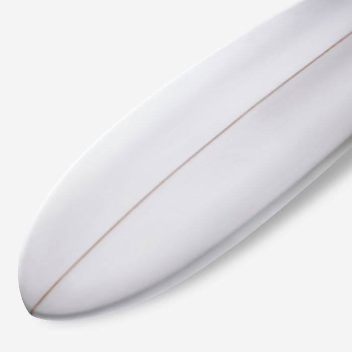 Prancha de surf híbrida em resina 6'4 40L com 3 quilhas - caqui