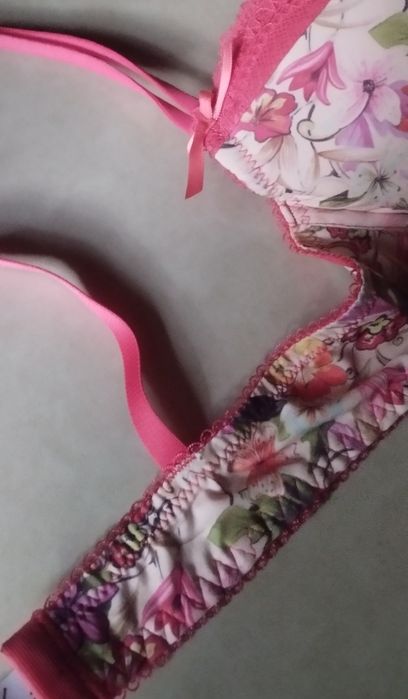 Комплект белья с цветочным принтом