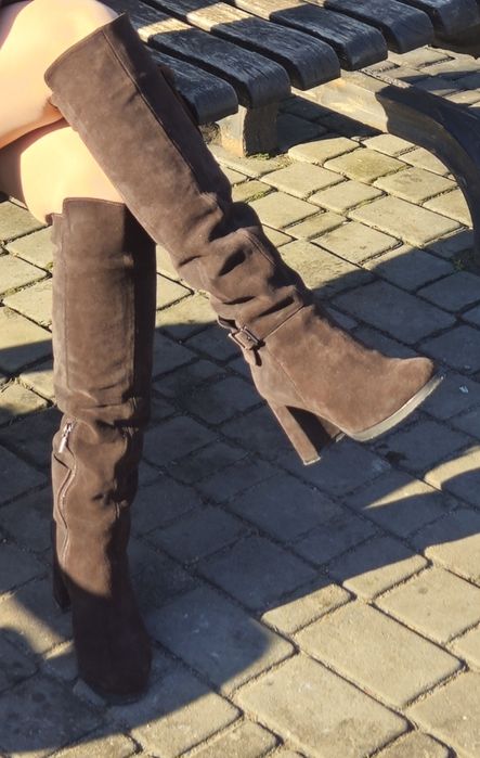 A.nushina сапоги казаки чоботи труби полусапожки