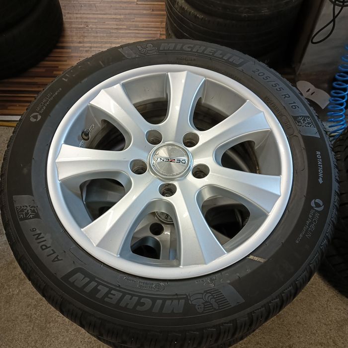 Koła zimowe 16" BMW 5x120 Et: 37  205/55/16 Michelin Alpin