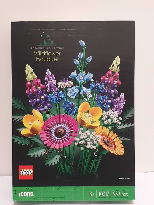 Kwiaty polne klocki LEGO 10313 WILD FLOWER BOUQUET ICONS nowe