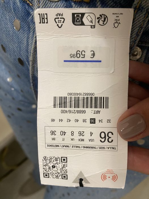 Джинси zara, розмір m