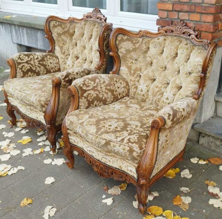 Fotele rzeźbione