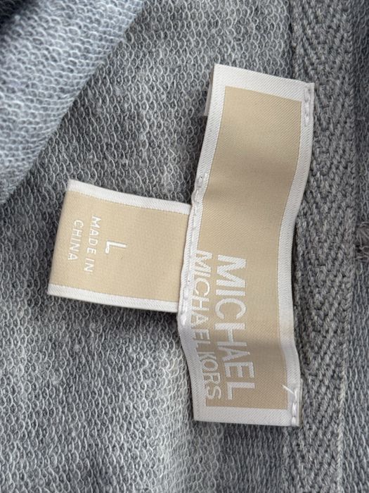 Bluza Michael Kors L hoodie oversize luźna szara
