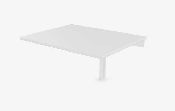 NORBERG Stolik składany ścienny biały 74x60 cm z IKEI