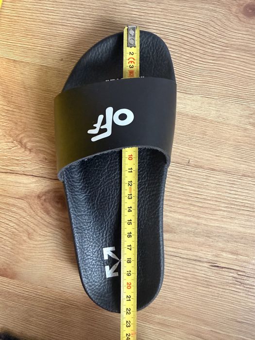 Klapki Off White basen plaża rozm 33/34