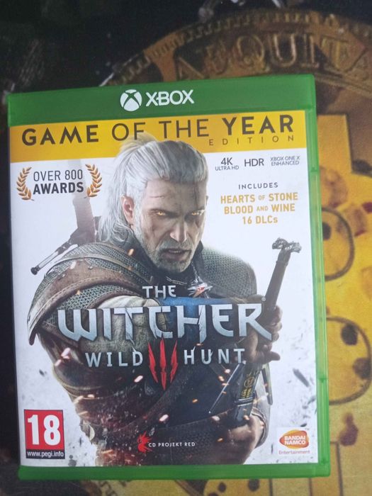 The Witcher 3 Dziki Gon edycja gry roku Goty Xbox one