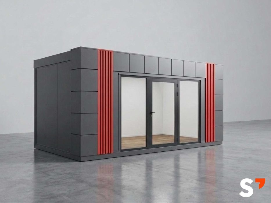 Kontener handlowy, biurowy, magazynowy 4x3 (400cmx300cm) – STAGO Konin