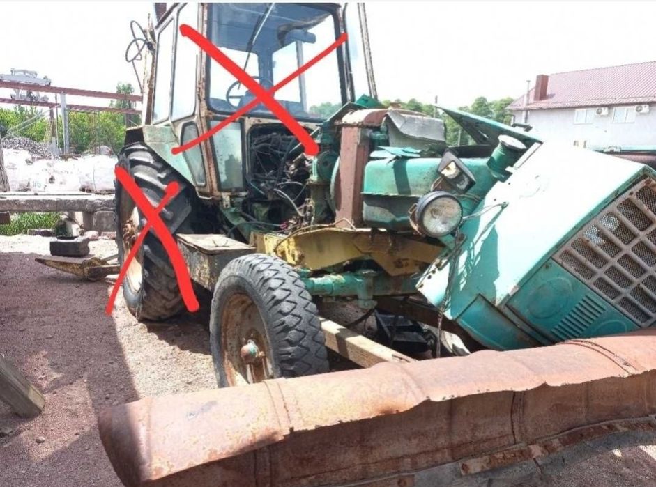 Екскаватор МТЗ Головка МТЗ Капот  маховик  мост в зборі   трактора