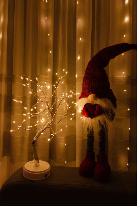 Декоративне настільне дерево-нічник з підсвіткою