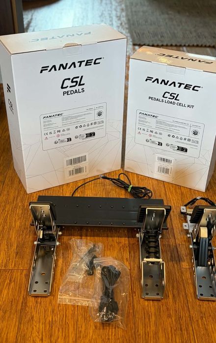 FANATEC Sim Racing Pedały CSL + Load Cell Kit - jak NOWE! Tanio!