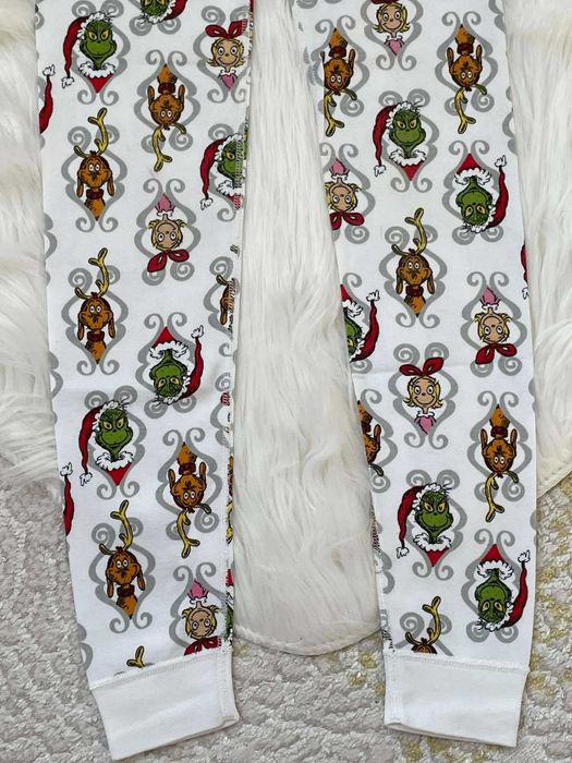 Dziecięce bawełniane spodnie piżamowe Dr.Seuss Grinch 10-12 lat 140cm