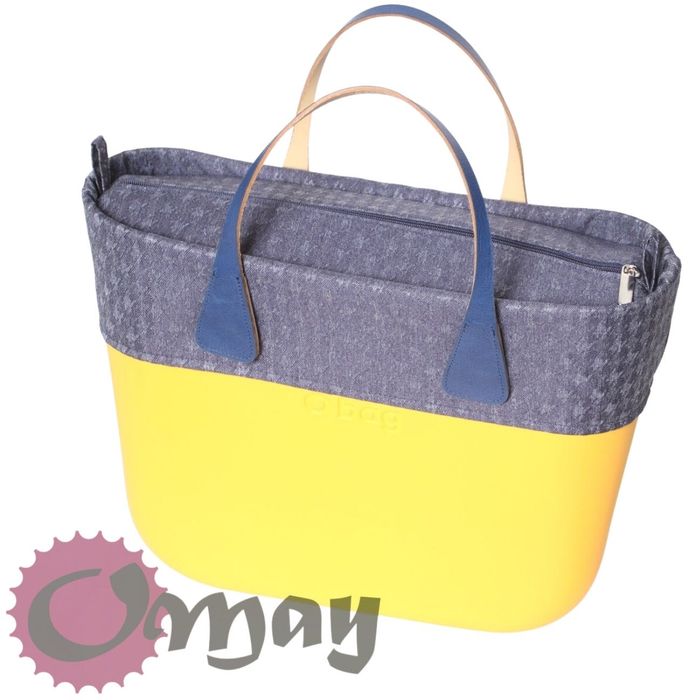 organizer OBAG STANDARD +OPASKA pepitka granat 2 kieszenie OMAY.pl