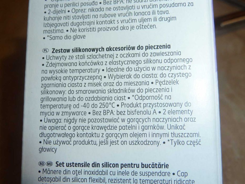HIT! Zestaw Szpatułka + Pędzelek do pieczenia Silikon