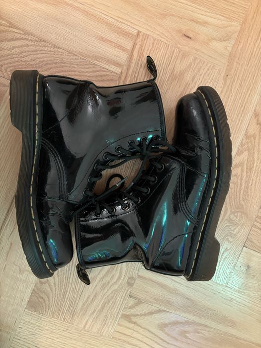 martensy dr martens lakierowane glany buty