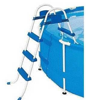 escada dupla para piscina
