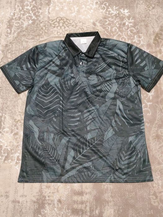 Футболка поло мужская с принтом