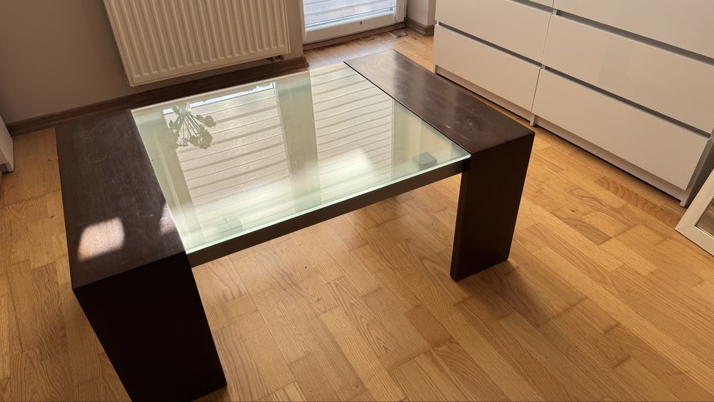 Ława drewniana dębowa stolik kawowy