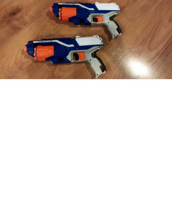 Dupla de Ação com Duas Nerf Disruptor: Diversão em Dobro!