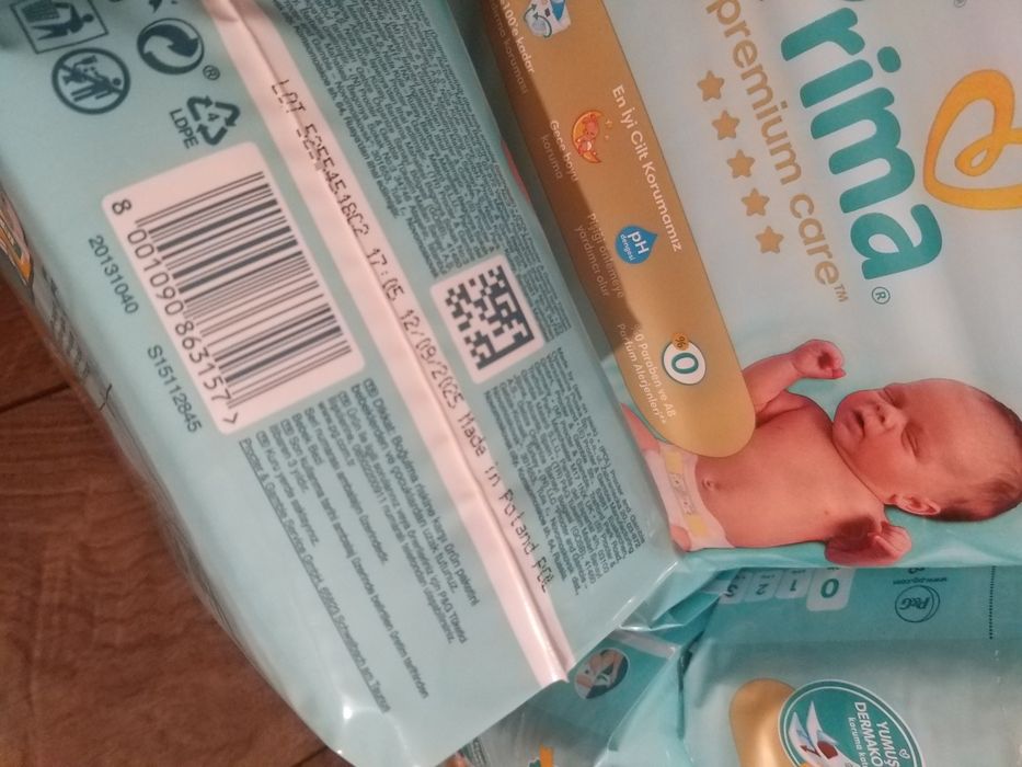 Pampers Premium Care r. 0, 8x30