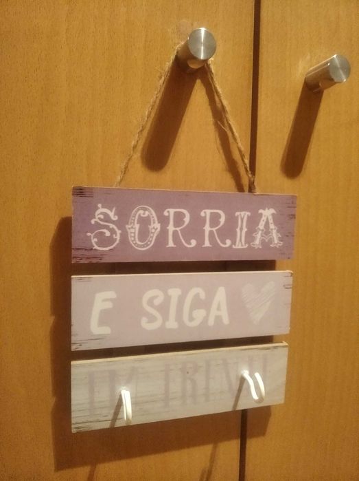 Painéis de parede decorativos com espelho, porta-fotos ou chaveiro