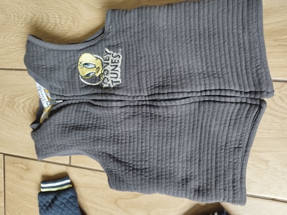 Bluza bomberka i bezrękawnik