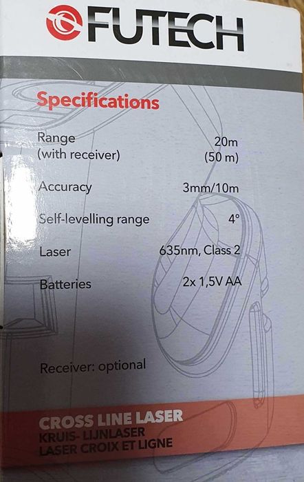 Futech megacross laser krzyzowy