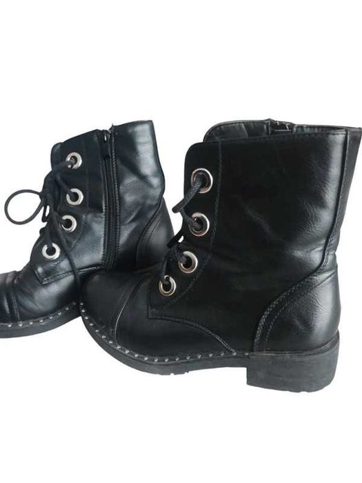 Glany damskie,buty trapery,botki 37,rock style