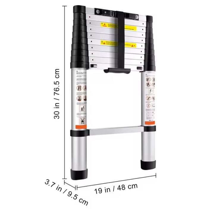 Escada telescopica extensivel 3,8m