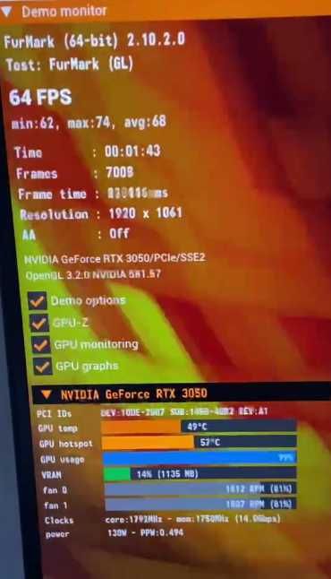 RTX 3050 GIGABYTE Aorus ELITE  Видеокарта ртх