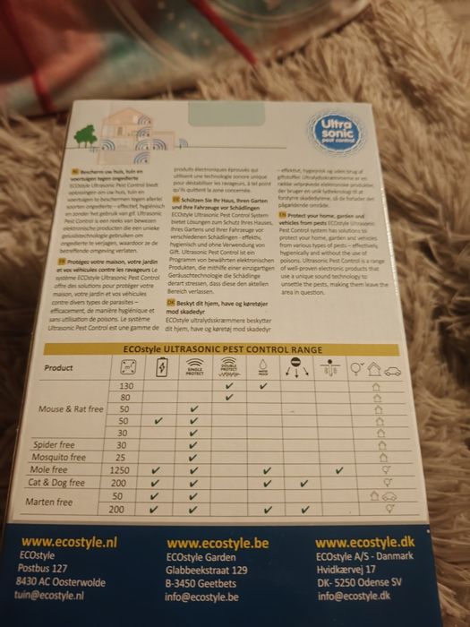 Ultradźwiękowy odstraszacz na myszy i szczury