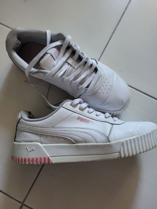 Puma  кросівки  білі