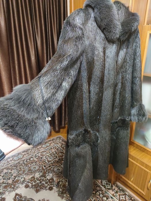 Шуба натуральна. Нутрія. 58-60